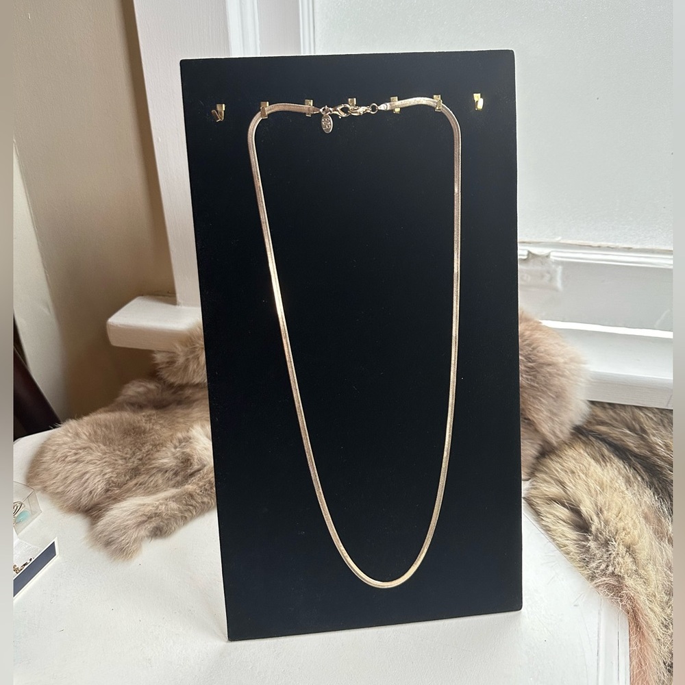 8 Other Reasons Gold plated flat chain necklace